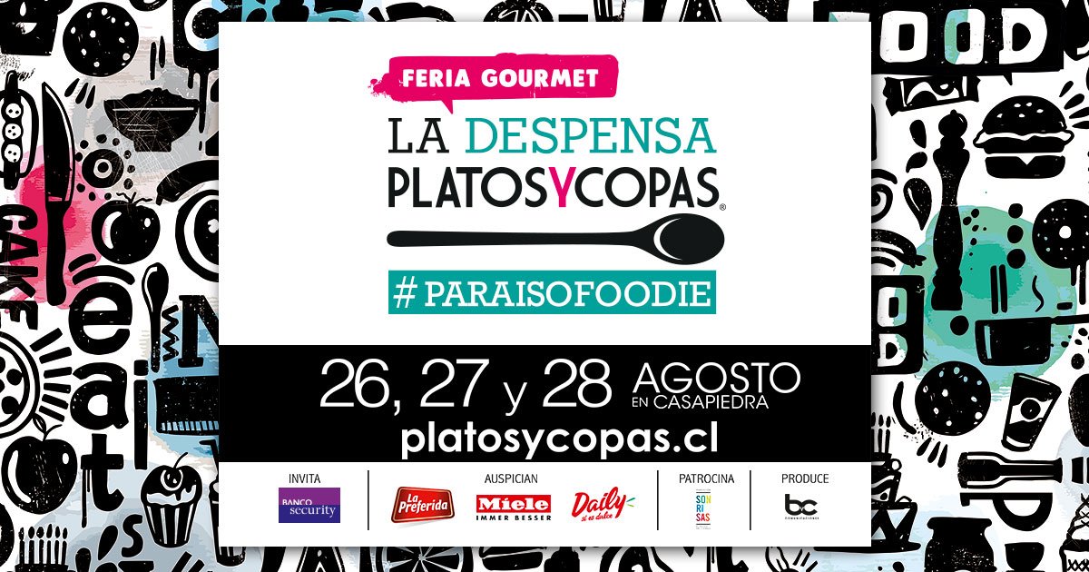 Sonrisas_Chile's tweet photo. Somos la fundación beneficiada de la Feria Platos y Copas. ¡Acompáñanos! Tendremos muchas sorpresas :) https://t.co/cUlqXELpXX
