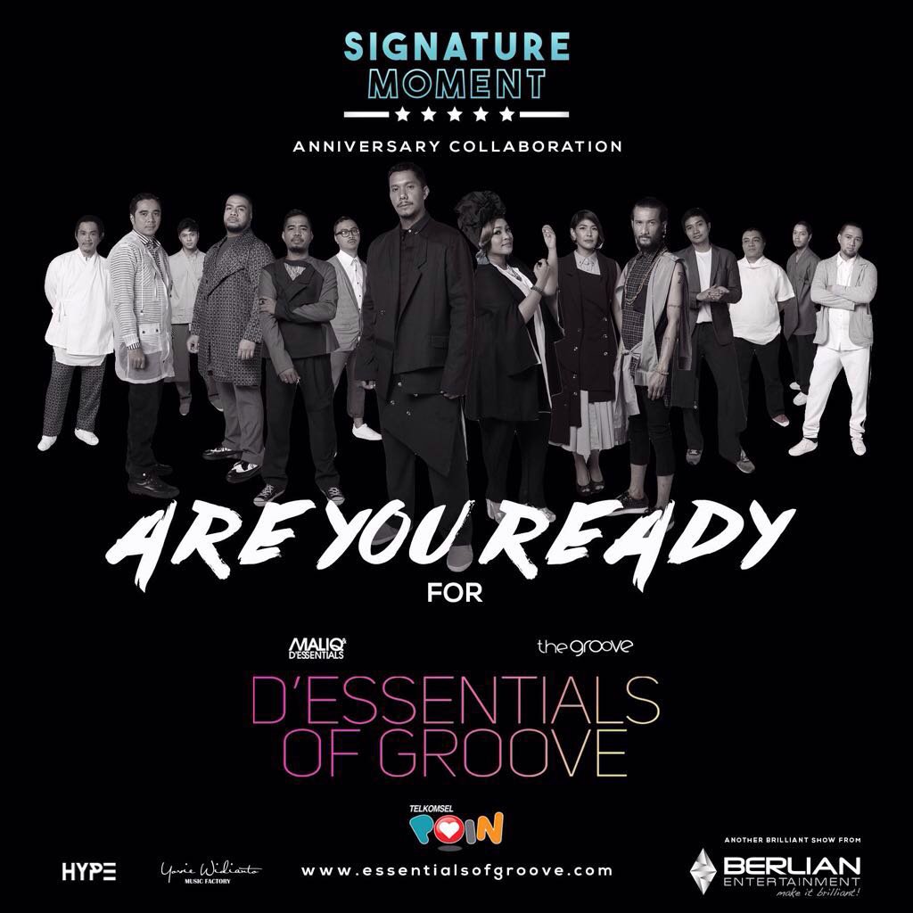 3 weeks left for D'Essentials of Groove, tiket ada di essentialsofgroove.com
#GueHadir #GueYakinKeren #YWMFsupport