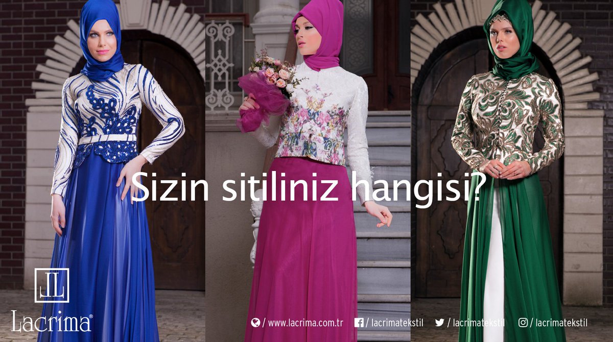 Lacrimatekstil's tweet photo. Lacrima şıklığını hemen keşfedin https://t.co/tBhn44ZC4S
#2016yaz #2016yazmodası #lacrima #tesettür #hijab #abiye https://t.co/1prMWehuSl