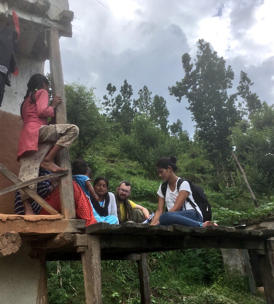 Simprints's tweet photo. Day 10: ...& #TeamNepal ended on a high! 1st deployment day w/ @possiblehealth - the #biometricscanners are LIVE. https://t.co/8QAC1VoB26