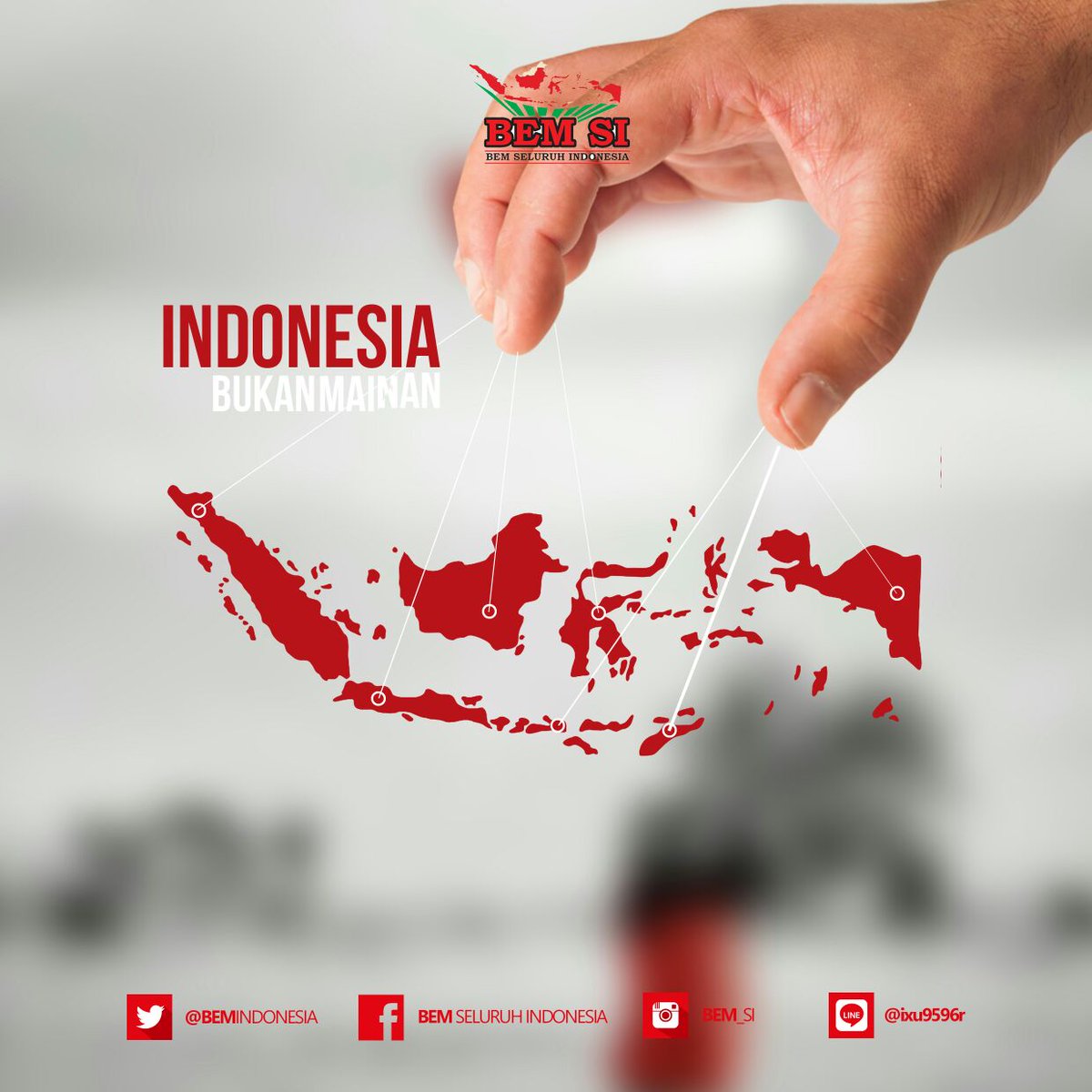 Satu hal yg harus diingat wahai penguasa... Indonesia Bukan Mainan #IndonesiaBukanMainan