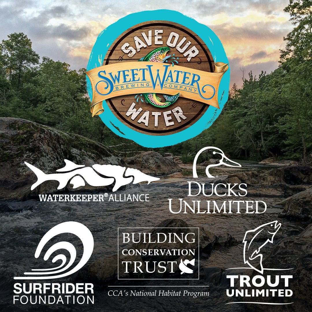 sweetwaterbrew's tweet image. Still a few weeks left to help meet our matching funds goal of $100k to #SaveOurWater! sweetwaterbrew.com/saveourwater