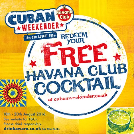 RichardFirstPub's tweet photo. Don't forget about our #cubanweekender this weekend! @HavanaClub_UK #SunRumFun https://t.co/WCuUDbj9T6