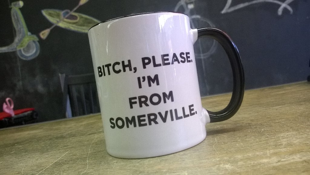 DavisSquared2's tweet image. This new mug is killing it! #bitchplease #SomervilleMA #dontmesswiththeVille #ACD2