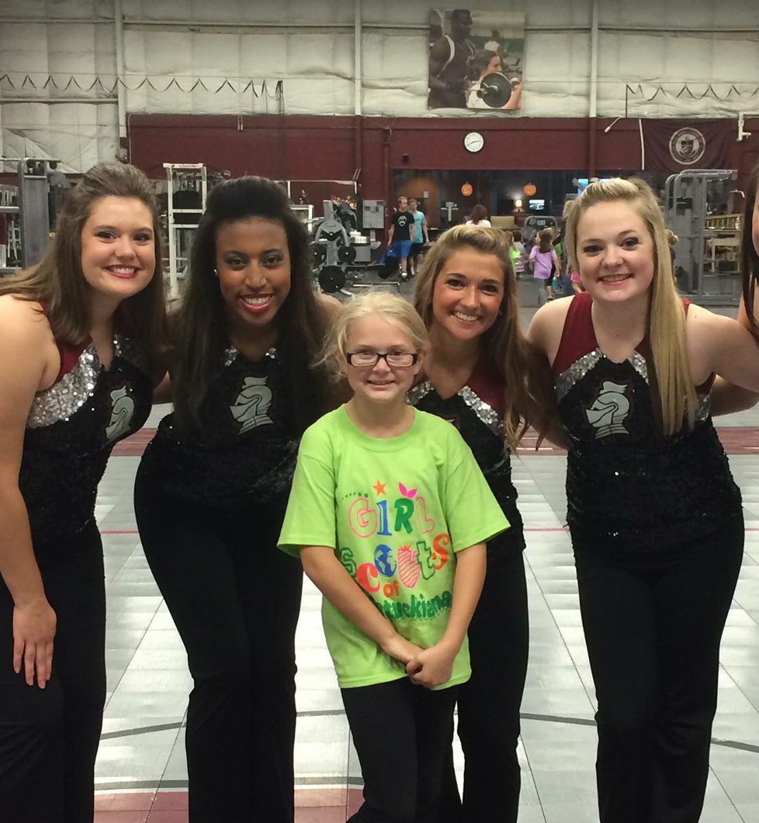 Girl Scout clinic and performance at a Volleyball game. Oct 1. Details on Facebook!