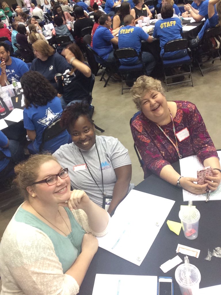 teachmsdavis's tweet photo. McKinley awesome educators getting ready for a productive and exciting school year! #TeamTulsa #NoNonsenseNurturer https://t.co/GYJbsVhxhn