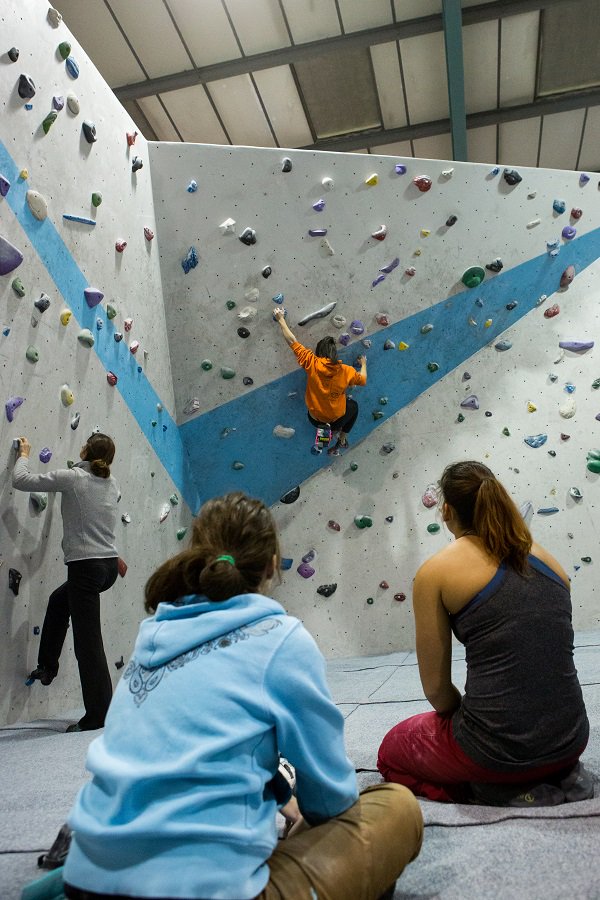 Wednesday night is Ladies Coaching Night. From 6.30pm to 8pm. Insipring confidence. blocclimbing.co.uk/booking