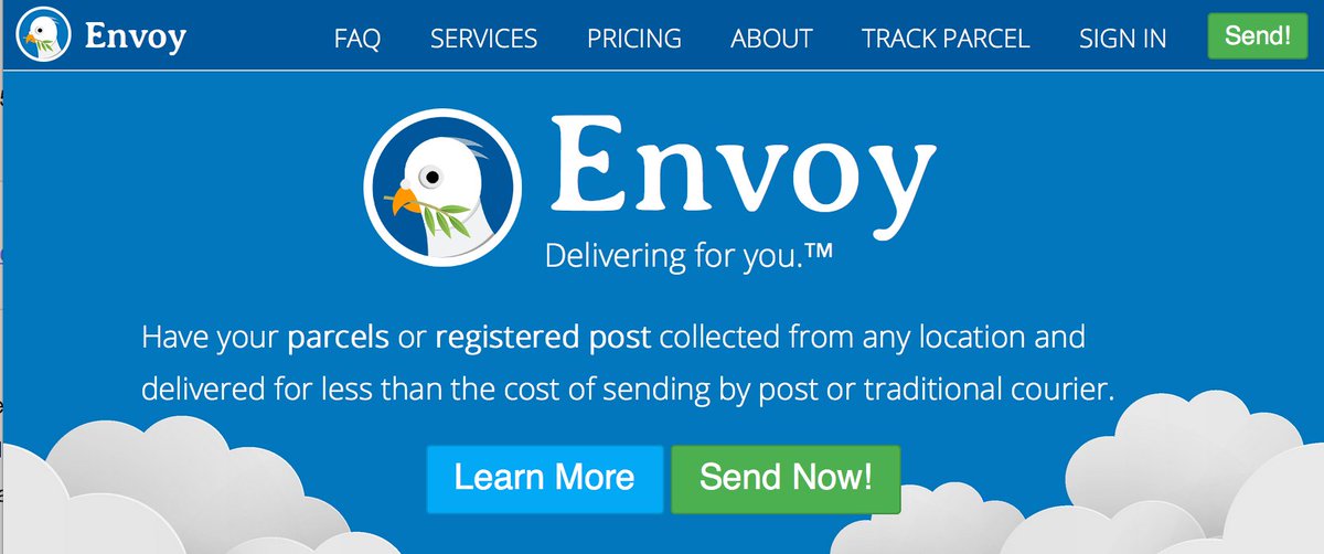 envoy_it's tweet photo. The rain is back but there's still blue skies on Envoy! Get 20% off until the end of week. Retweet for your code :) https://t.co/Sscxennerj