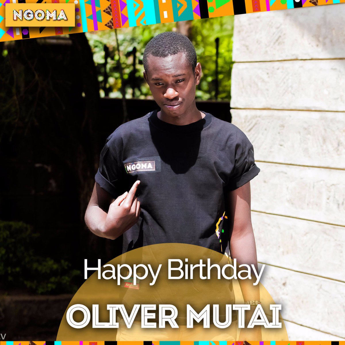 ruthwambui39's tweet photo. As you flip the next page, my wishes are you continue being better.
@IamOliverMutai #HappyBirthdayOliverMutai https://t.co/c9pbN6SIfH