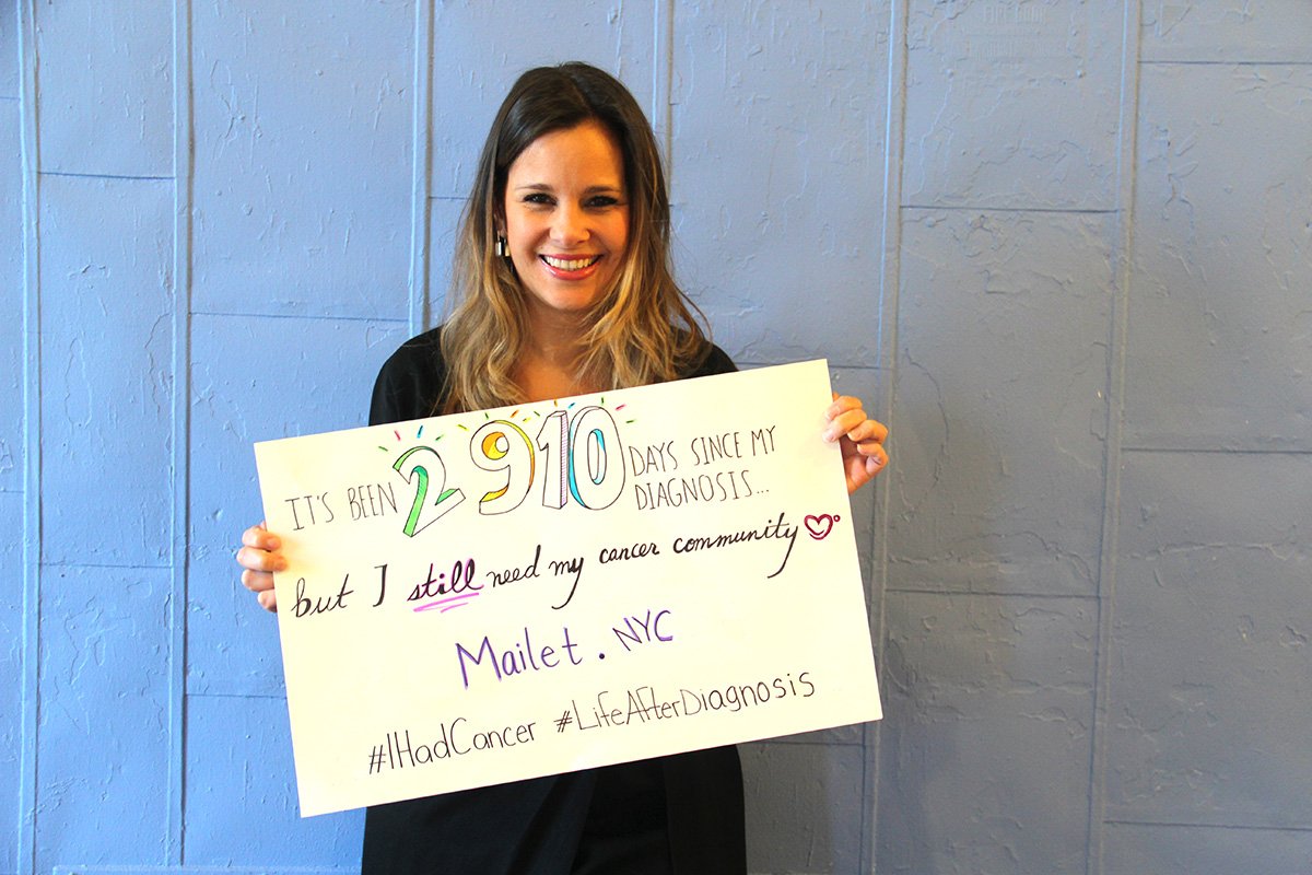 What an inspiring lady! Mailet is the co-founder of <a href="/ihadcancer/">IHadCancer</a>. We're so happy to be collaborating with her #cancer