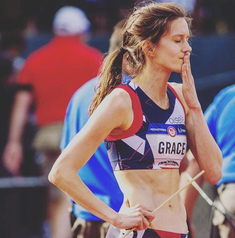 JackElizabethK's tweet photo. Going to the semi-finals!!! @fastk8 and @AjeeW advancing in the Women's 800m - tomorrow 5:15pm! #freebird16 #rio2016 https://t.co/Z8JyfROg0M