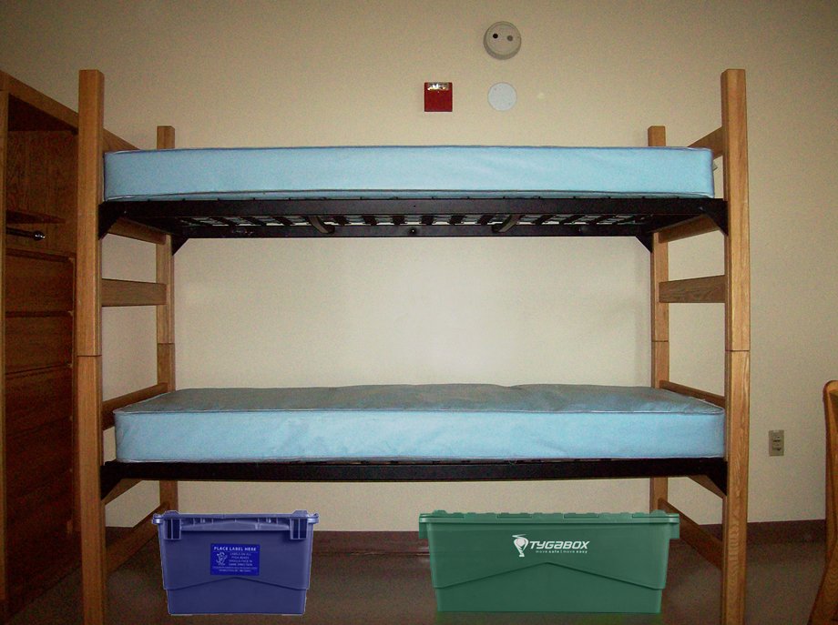 TygaSmart_Co's tweet photo. Looking for #dormroom storage? Slide TygaBoxes under bed to create tons! #efforless #organized https://t.co/voDOI4jkXv