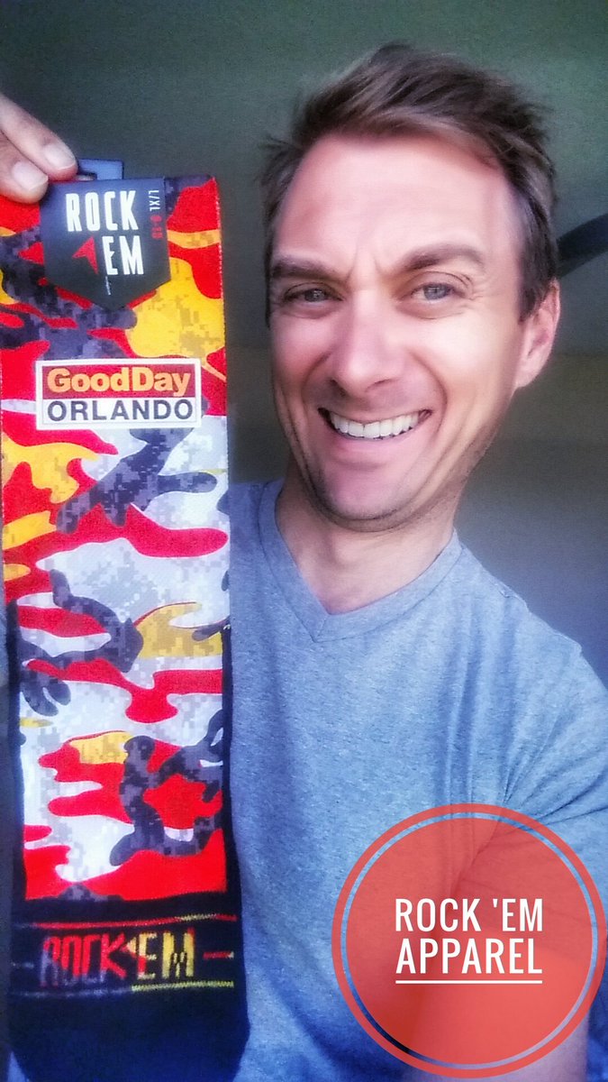 FOX35David's tweet photo. RETWEET to support local business @RockEmApparel. America's only customized sock manufacturer. As seen on #FOX35. https://t.co/fZQiTJZcN3