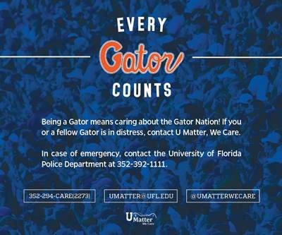 UMatterWeCare's tweet photo. Are you feeling overwhelmed before the start of the fall semester? Contact umatter@ufl.edu for support. https://t.co/3hOekamg8u