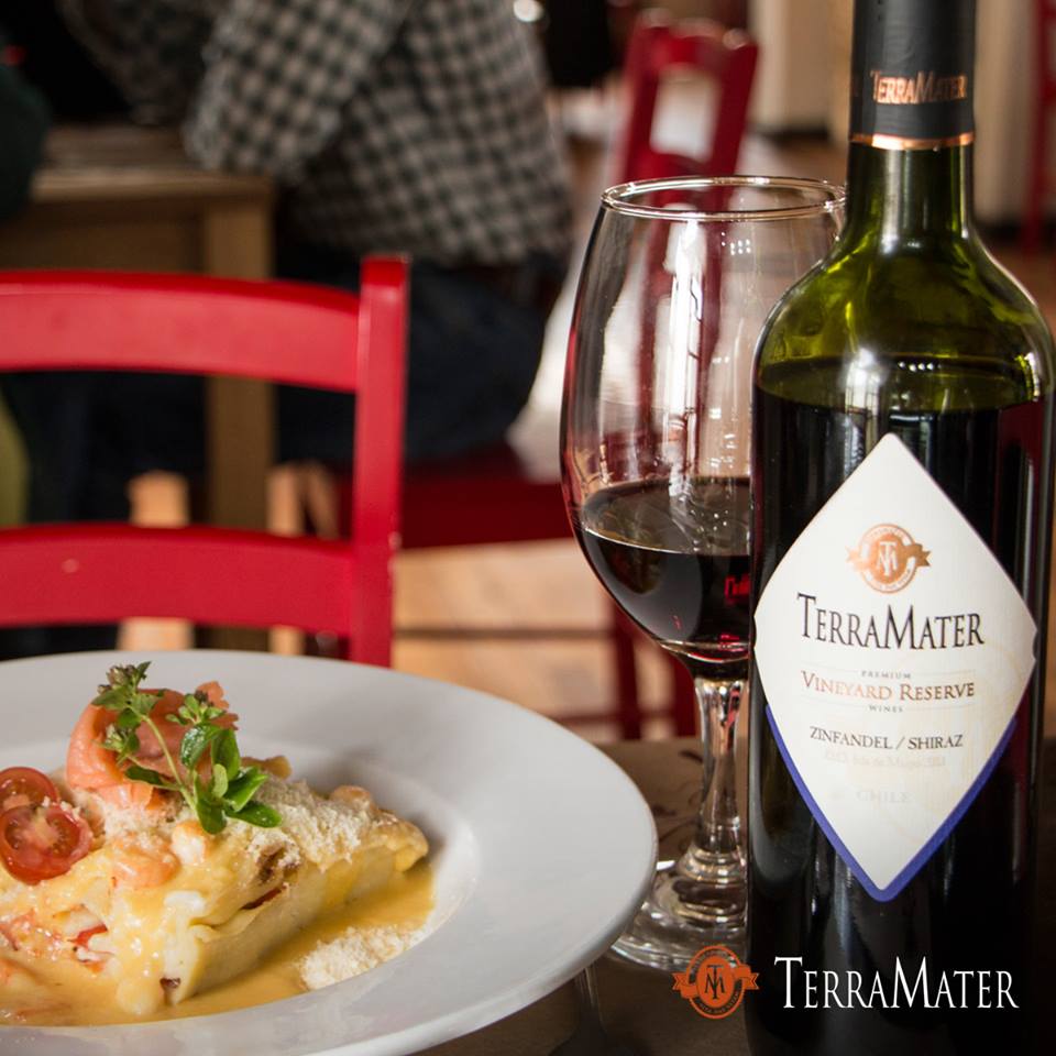 #Lasagna maridada con una #ZinfandelShiraz en #RestaurantZinfandel de <a href="/TerramaterWines/">TerraMater</a>  #ComidaMediterránea