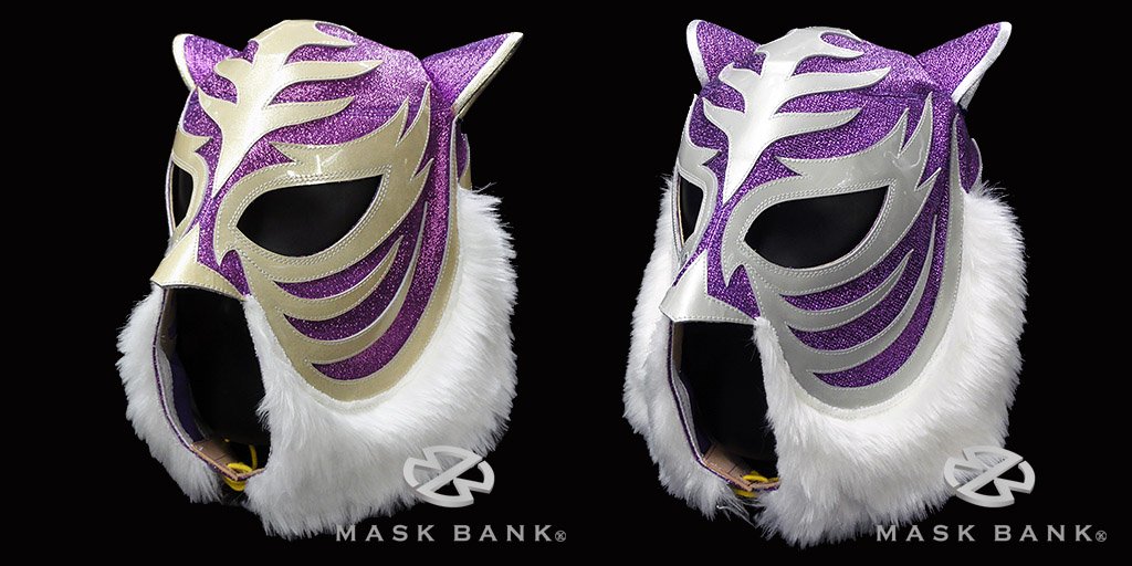 MASK_BANK's tweet photo. NEW CARDS!!に「初代スーパー・タイガー　ファースト・モデル PG 限定素材 プロタイプ」、「初代スーパー・タイガー　ファースト・モデル 大阪ラメ限定素材 プロタイプ」をアップしました 。 https://t.co/DddOS3jtsX