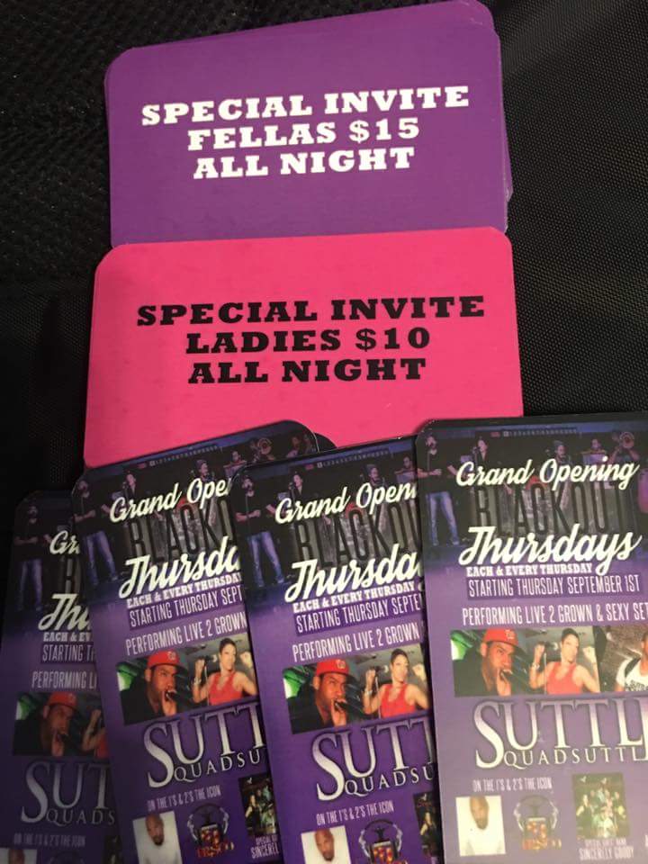 EddieJones68's tweet photo. @EddieJones68 @teamblackoutent @squadsuttle  
Get your invite  ladies  $10 fellas $15 Sept.1 Blackout Thursdays https://t.co/3LKiztfdpH