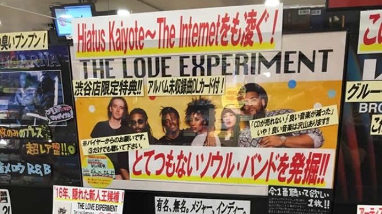 LoveExperiment's tweet photo. so cool seeing photos of these displays at @TowerRecords 😭🙏🏾 https://t.co/aW65VPiWZA