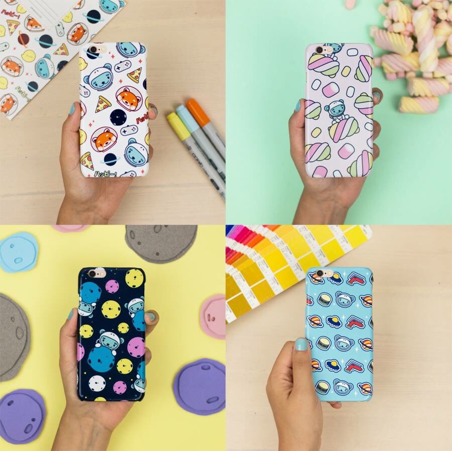 Jokukuma's tweet photo. New iPhone cases! 😍 Glow in the dark! 👻 https://t.co/I67CV5ESMR https://t.co/ENbKn54JVB