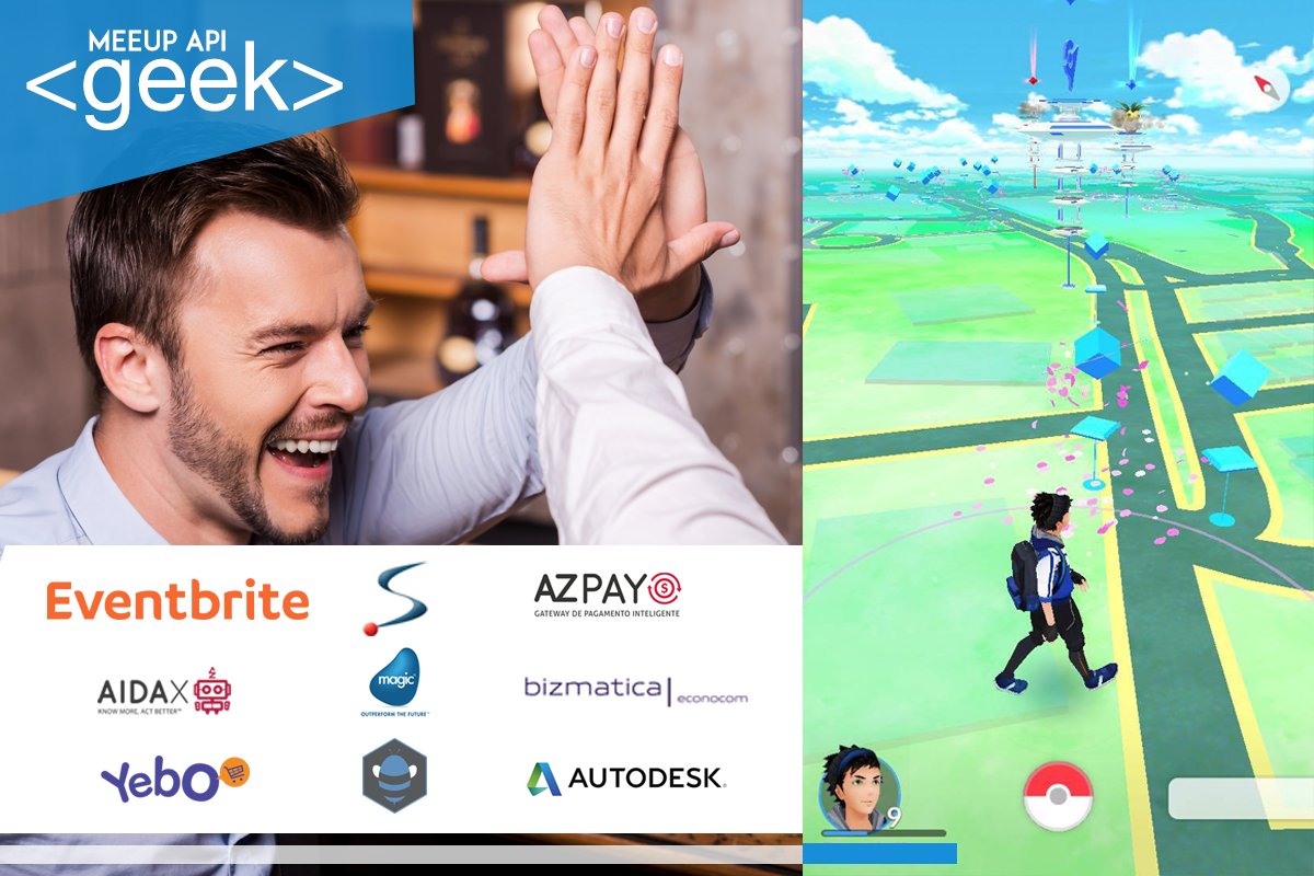 mundoapi's tweet image. Logo mais às 15h tem resultado do sorteio! Ainda não ta participando?
1) Curta
2) Retweet
#MeetupAPI #PokémonGo