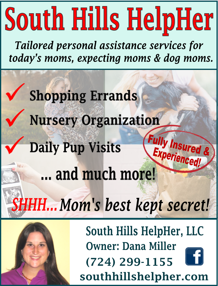 Moms!Here's the help you've been waiting for! South Hills Helpher! #moms #momshelp #southhills #pittsburgh #thepaper