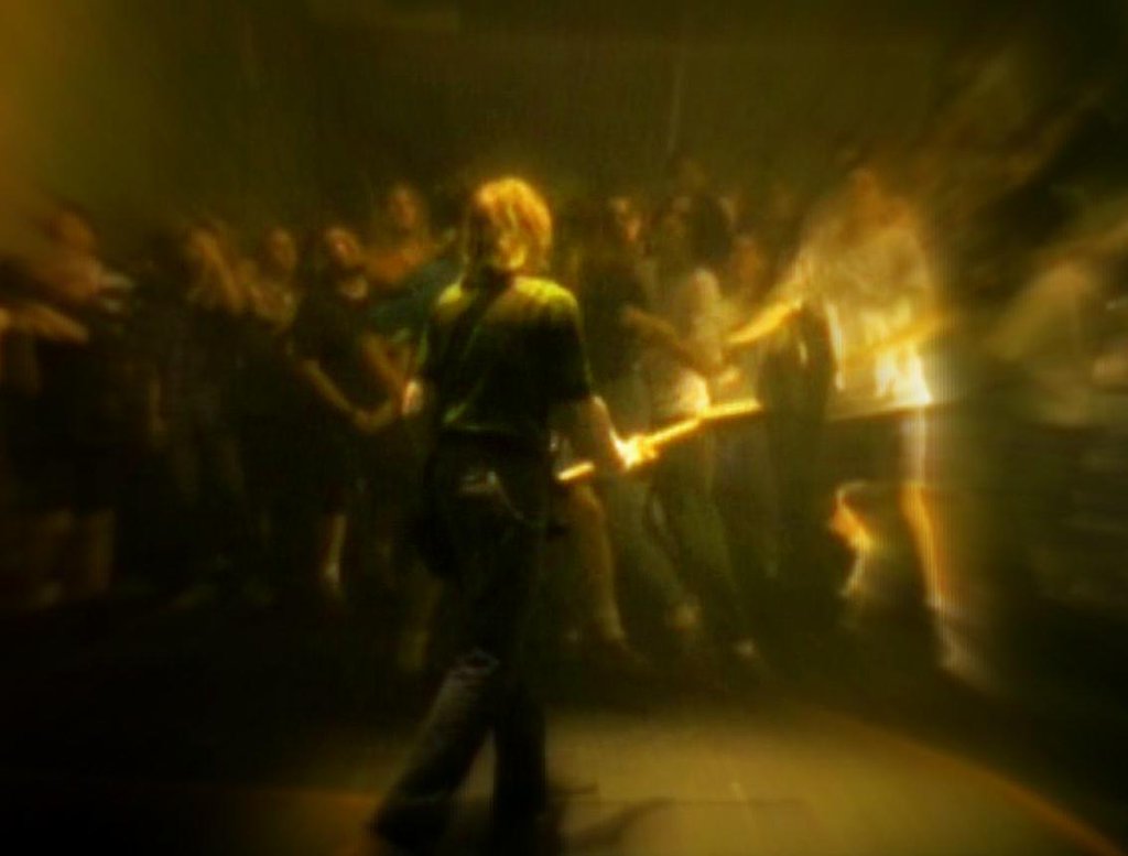 TheGrungeScene's tweet photo. 25 years ago today, Nirvana shot the music video for SMELLS LIKE TEEN SPIRIT! https://t.co/4G3NqoxevA