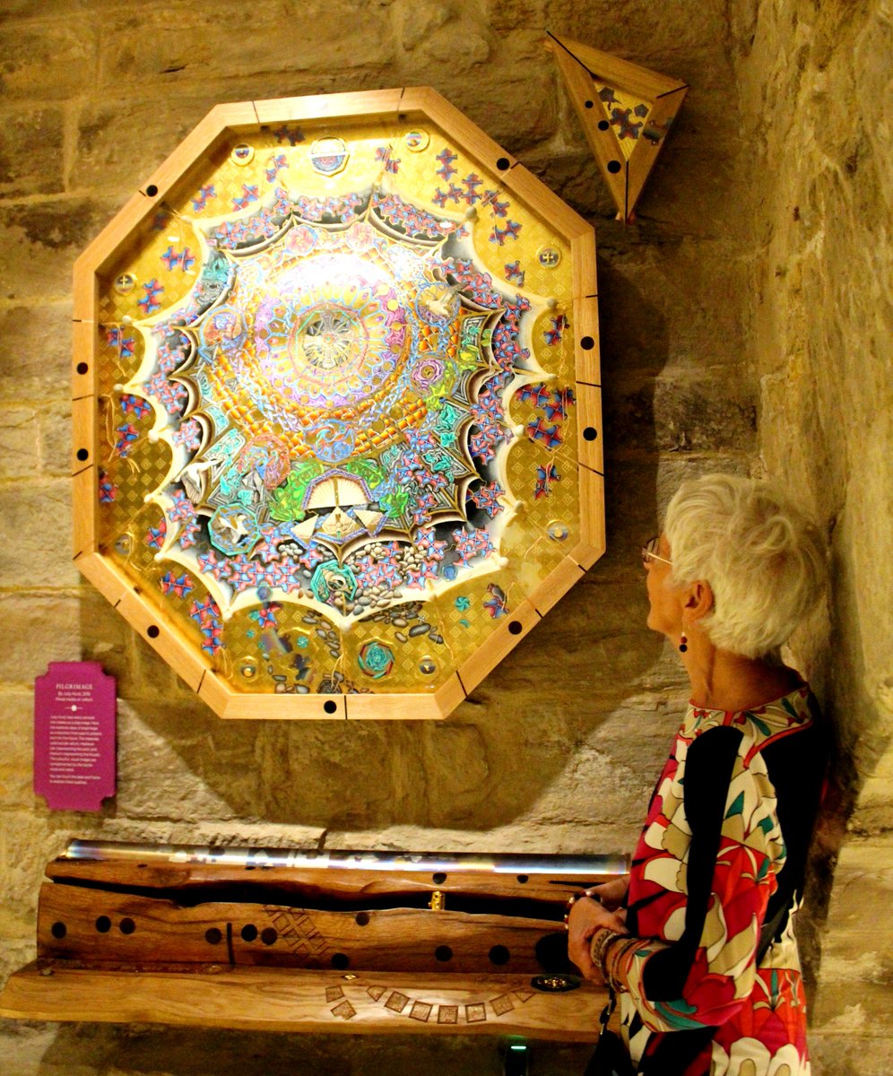Visit #OpenTreasure to see this stunning piece of artwork by local artist Judy Hurst durhamcathedral.co.uk/open-treasure