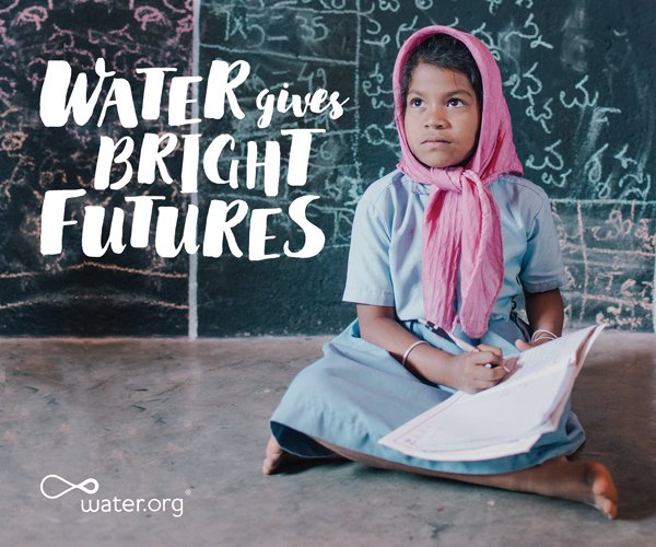 FundAction's tweet image. Reductions in time spent collecting water have been found to increase school attendance. Learn more from @Water.org.
