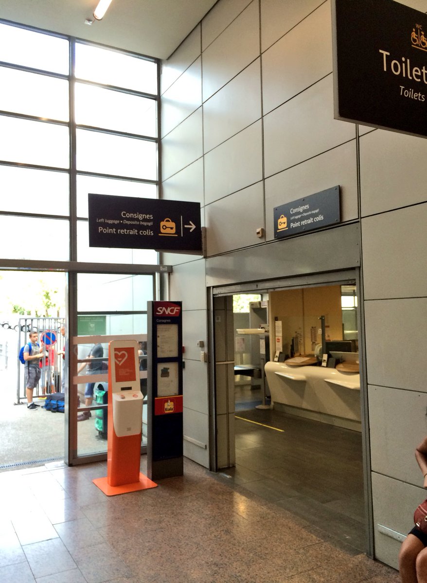 Conducteur_TER's tweet image. Gare de Lyon Part-Dieu le Point retrait colis #Kiala n'est pas au 5 à côté du Quick mais aux consignes à côté des WC