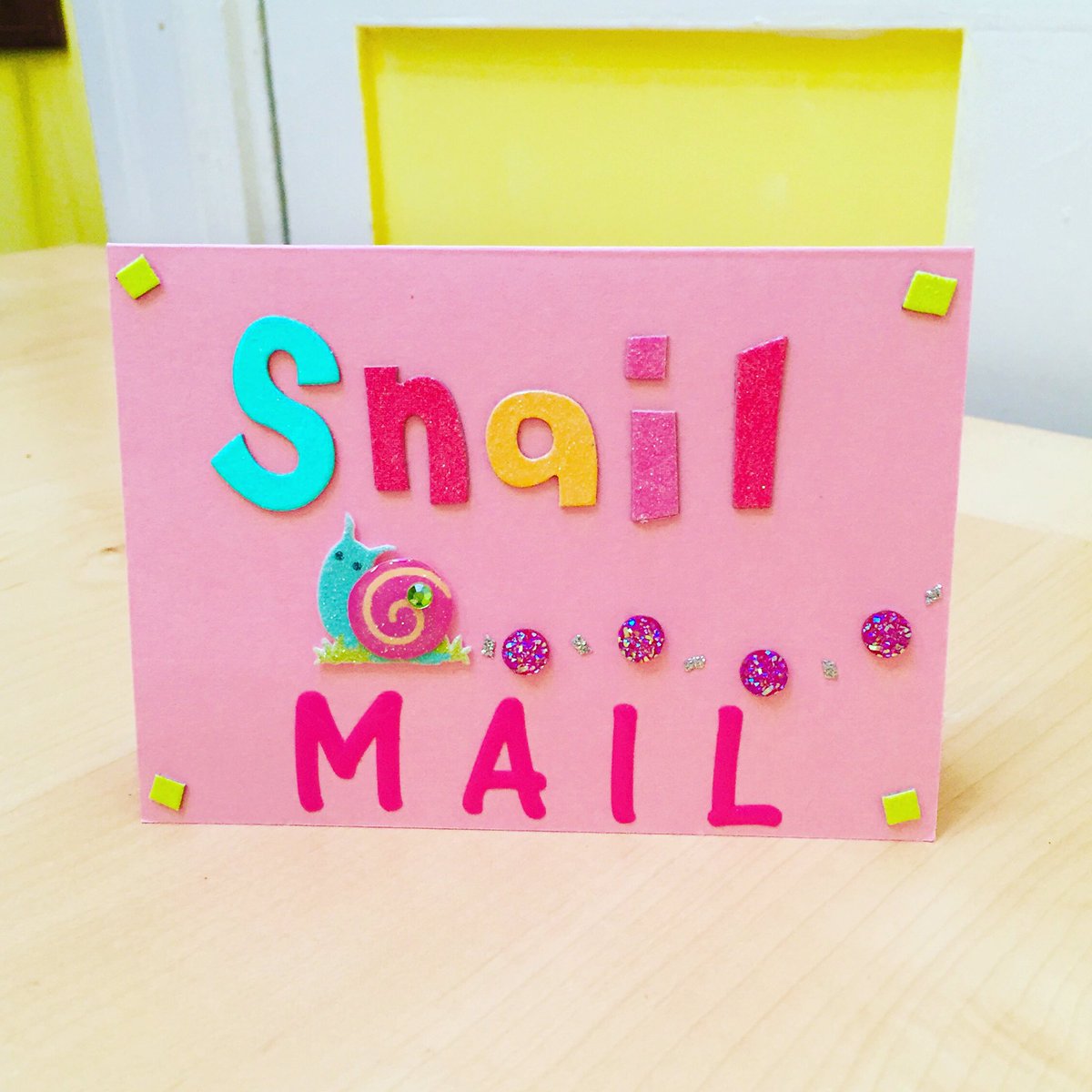 meredithjane217's tweet photo. Long live #snailmail ๐ #Etsy #MeriCards https://t.co/fB7BskupVN