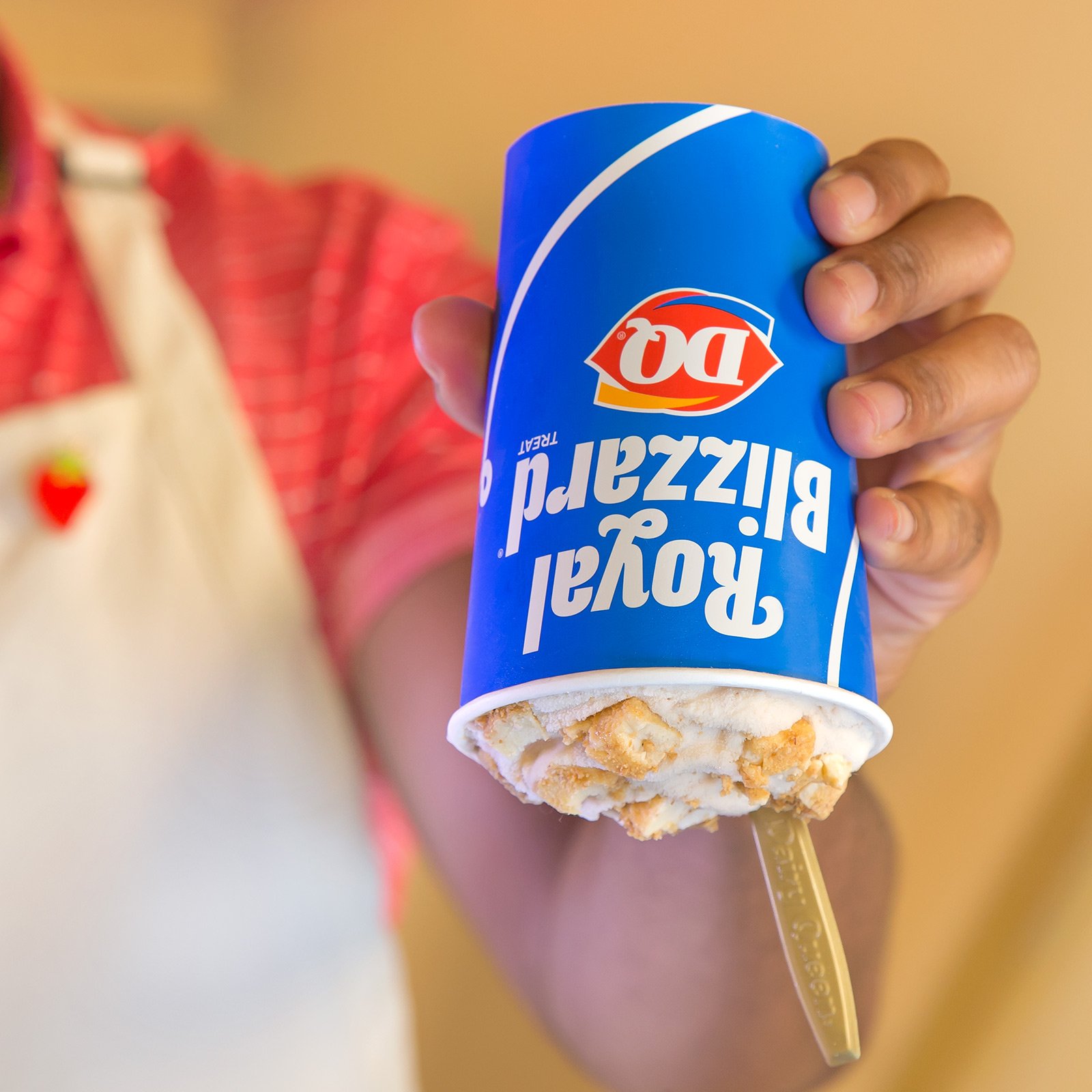 Dairy Queen Blizzard Upside Down