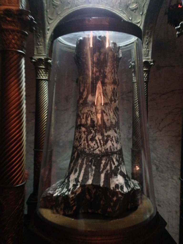 IVE_WYD2016's tweet photo. This is the pillar in which Jesus was scourged upon #thepassion #thescourging https://t.co/gVaR6L4rYC