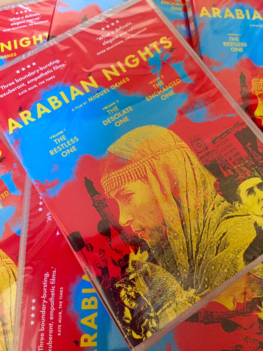 Look what the genie has brought in - a whole carpet of Arabian Nights DVDs. Out on Monday: newwavefilms.co.uk/where/151
