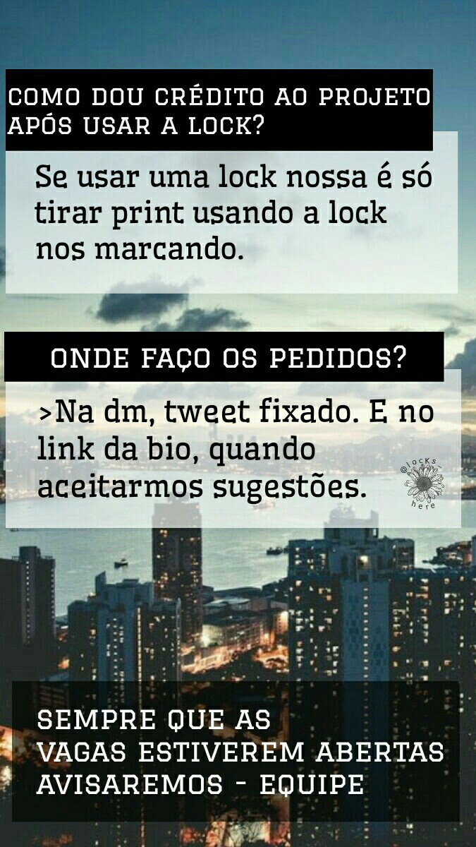 Locks_here's tweet image. 《 Rt se leu 》
&amp;gt; Fav se tem as notificações ativas. 
/equipe