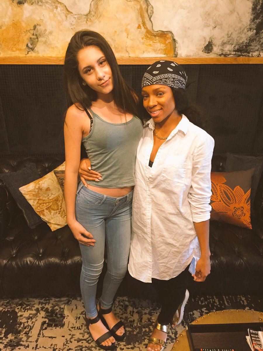 aarynofficial's tweet photo. So much fun with @LilMama yesterday in the studio! #AarynRose #LilMama #ComingSoon https://t.co/TR88ikTKBK