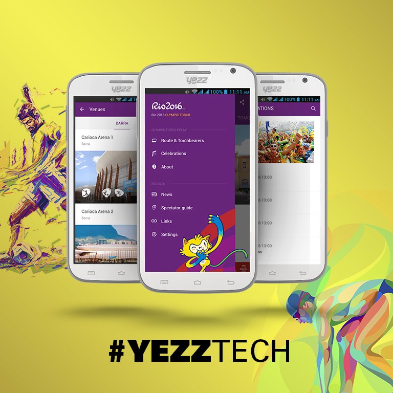 Con la #App #Rio2016 puedes enterarte de todo lo que esté sucediendo en el instante en las olimpiadas.