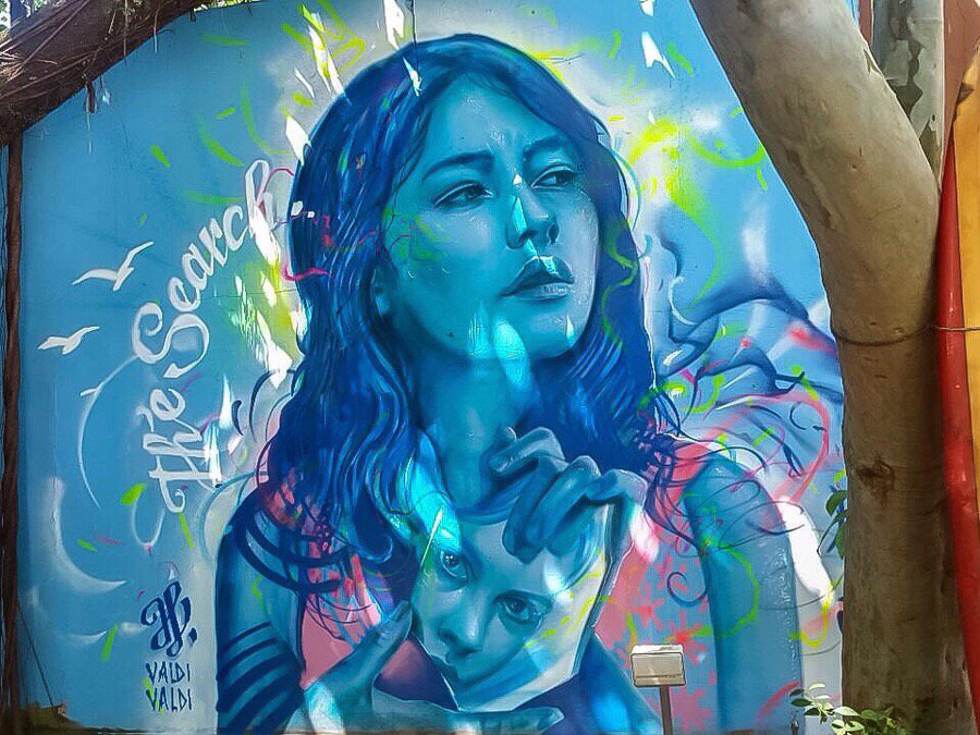 fullyfuller's tweet photo. Artist of the Day: ValdiValdi, Florianopolis, Brasil, romantic #streetart #mural #art https://t.co/E6rpYQpcrh https://t.co/PM76ldZA6o