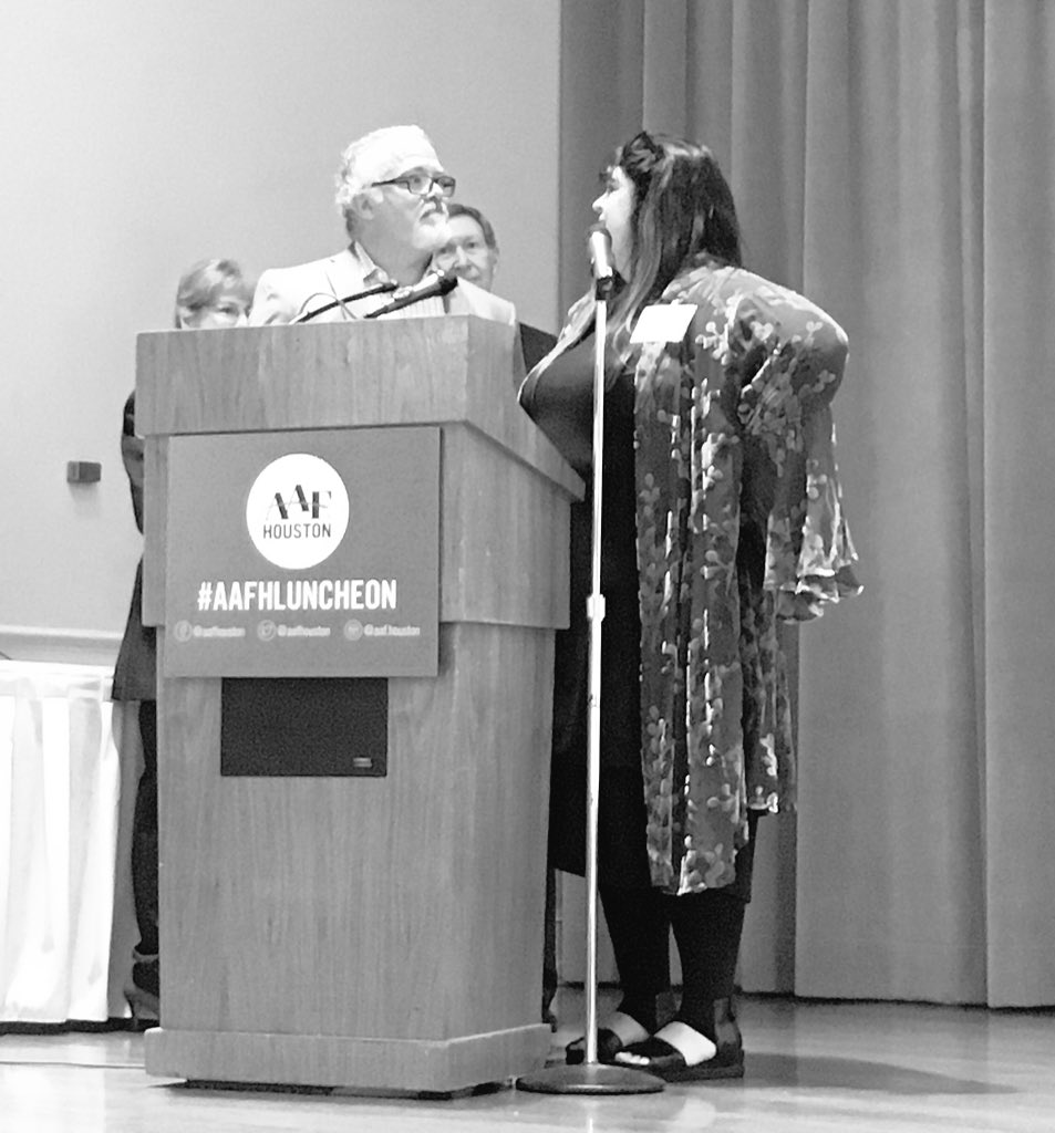 JulieAtLNC's tweet photo. Blessed & honored to celebrate our @lopeznegrete cofounders Cathy and Alex #AAFhou luncheon β€οΈ #agencylife #houston https://t.co/bRlkNpoxyt