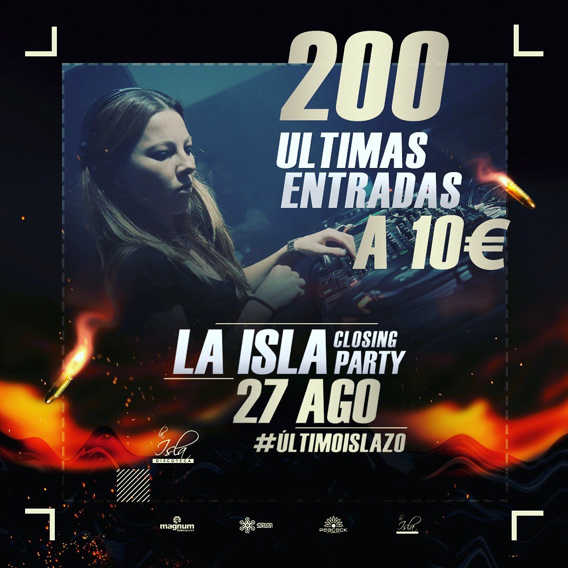 Ultimas 200 entradas a 10€ para despedir el ULTIMO ISLAZO de la temporada. Nadie se lo puede perder. Gooo