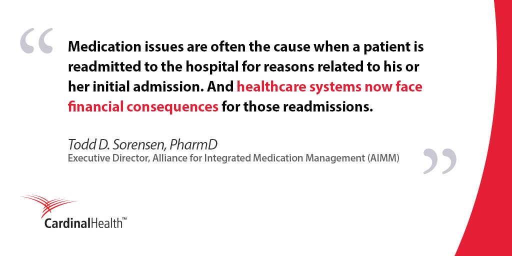 QIOProgram's tweet image. MT @cardinalhealth: Q&amp;amp;A w/ @aimmweb on med safety during care transitions bit.ly/2bniglO  #EssentialInsights