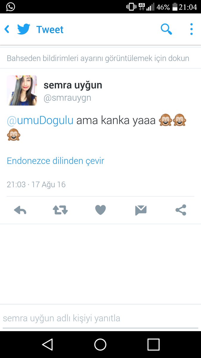a190513a's tweet photo. @smrauygn endonezyaca yazmışsın 😂😂😂 https://t.co/qbKJ7Qenv6