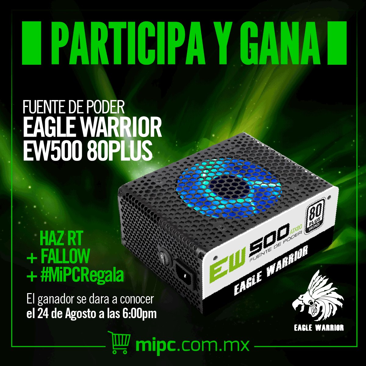 MiPC_com_mx's tweet photo. #GANA fuente de poder @EagleWarriorMx  sigue las instrucciones y participa hasta el 24 de Agosto. #RT #MiPCRegala https://t.co/GZJLjGj7RI