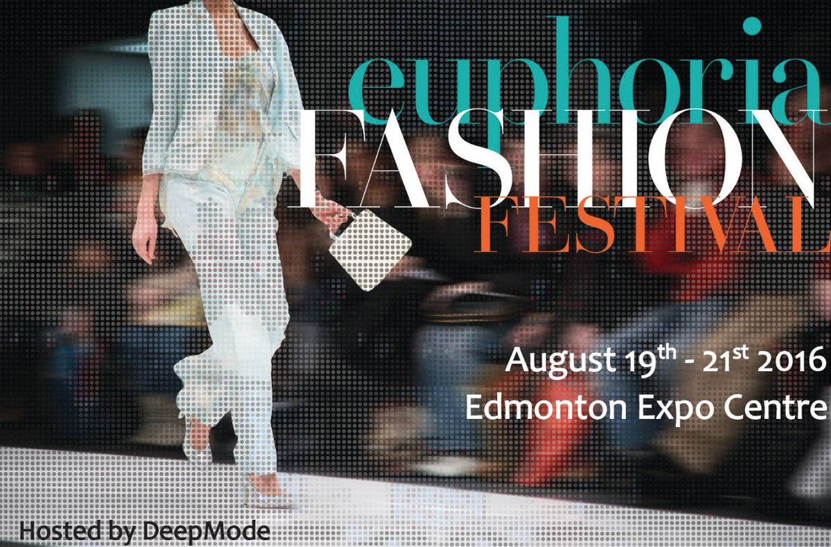 Northlands's tweet photo. .@DeepModecc hosts the Euphoria Fashion Festival at Edmonton EXPO Centre this Aug 19-21. https://t.co/drVzinV0Ri https://t.co/MKWmwpiJJz