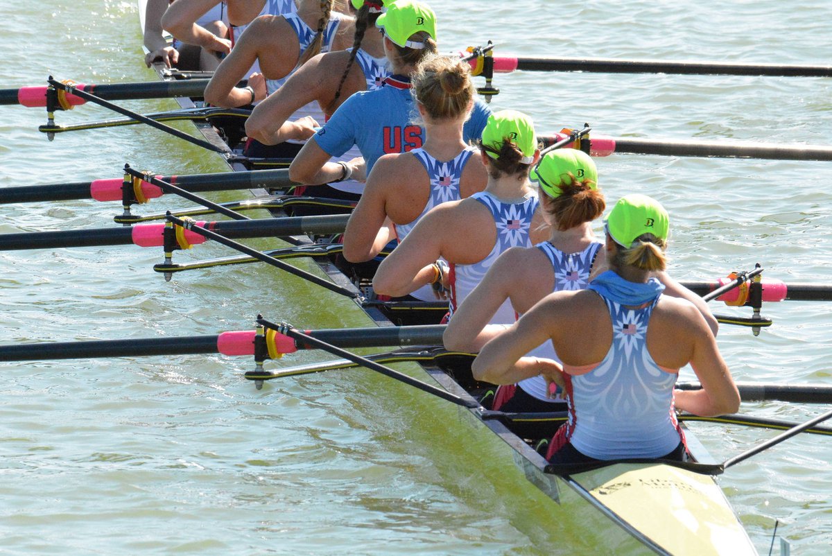 usrowing's tweet photo. The #RowtoRotterdam has begun as the U.S. sends 3 crews to largest international regatta. https://t.co/2hGL6b6uVZ https://t.co/z3Zg6J7nfZ