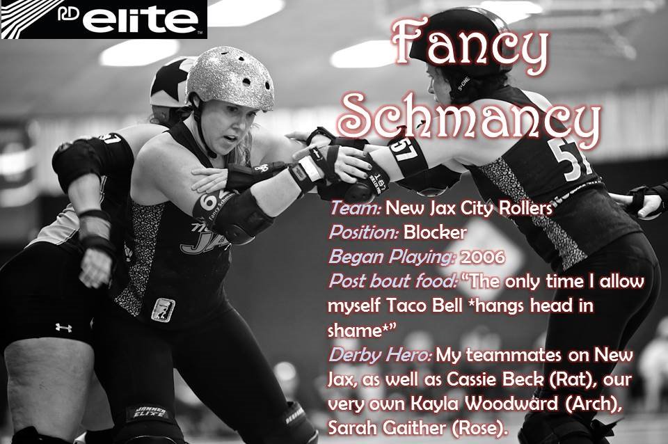 RDEliteSkates's tweet photo. Meet #Elite Skater Fancy Schmancy of @WFTDA 's New Jax City @Duuuval!! #rollerderby #strong #athletic #revolutionary https://t.co/O29A1NZzEI