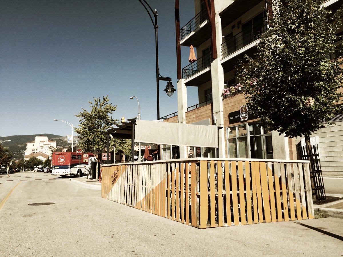 <a href="/thehappycity/">Charles Montgomery's old account</a> <a href="/localsince1908/">Ben Walker</a> <a href="/ogocarshare/">OGO Car Share Co-op</a> <a href="/cityofkelowna/">City of Kelowna</a> <a href="/ryandonn/">Ryan Donn</a> Parklets are the new parks #placemaking #kelowna