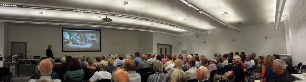 It's a full house for Mysteries of the Suffolk Rivers and Coast! Fascinating talk from local legend Robert Simper
