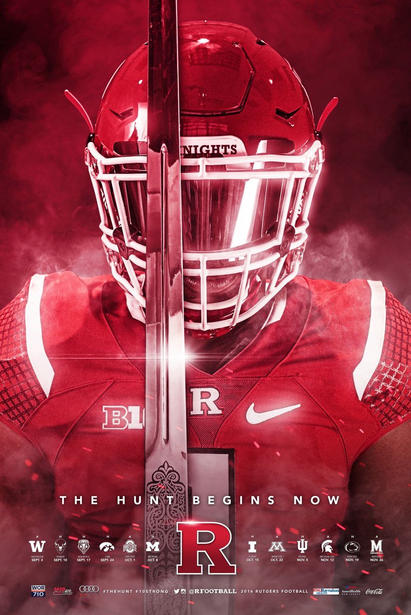 PosterSwag's tweet photo. #PosterSwag FBS Football Poster Social Vote: RETWEET this to vote for: @RUAthletics @RFootball https://t.co/O3fR0JNpuS