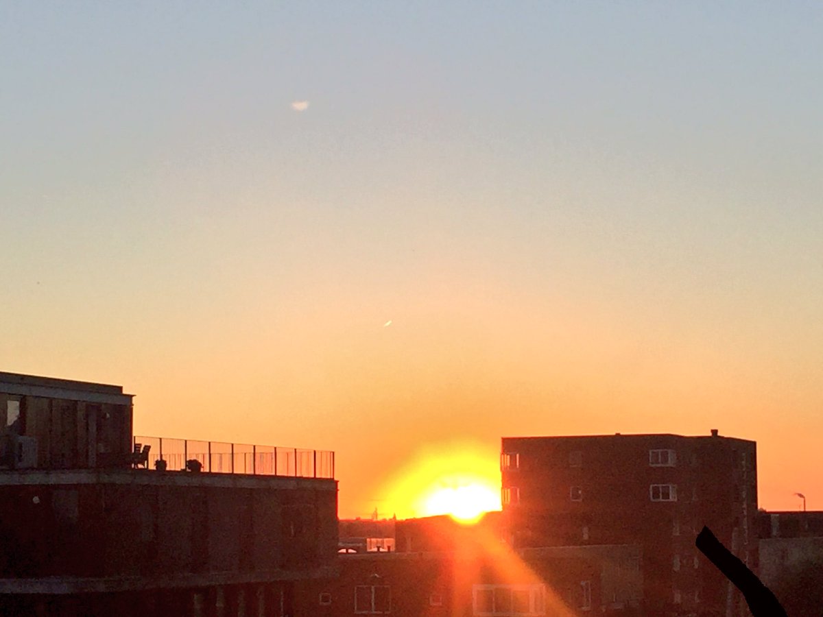 Fantastic #sunset at IJburg #Amsterdam. Love my view...