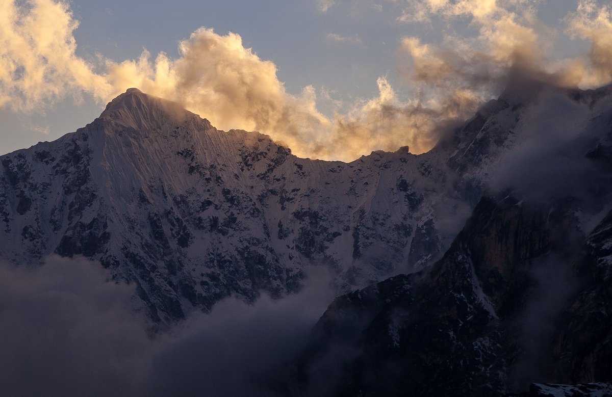 Atardecer en el #Annapurna, 2014